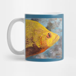 Yellow Fish Staring Mug